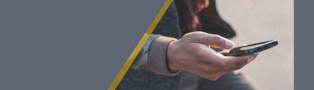 photo of someone texting