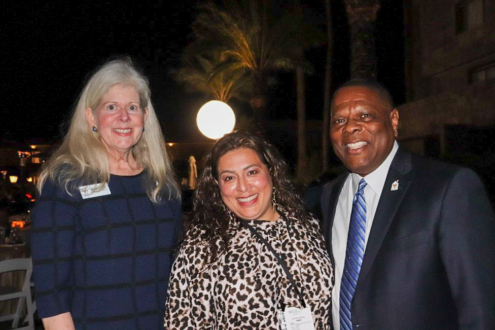 Maria Acosta posed alongside Susan Mathew and Kevin Robinson, representatives of the Ronald McDonald House of Central and Northern Arizona.